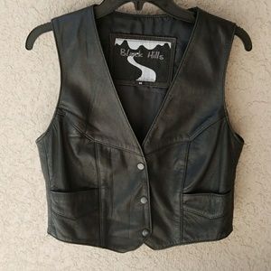 Leather vest